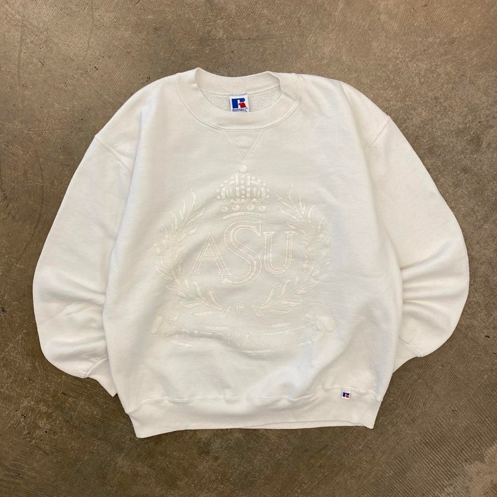 Vintage ASU Arizona State University Sun Devils Russell Athletic 90s Crewneck L
